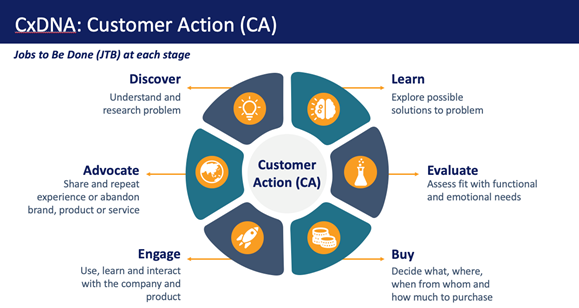CxDNA - Customer Action CA infographics 