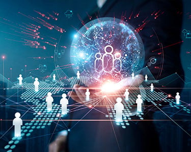 Customer-network-relationship-management-concept